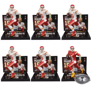 Patrick Mahomes (Kansas City Chiefs) NFL Factory Sealed Case (6) w/CHASE#17