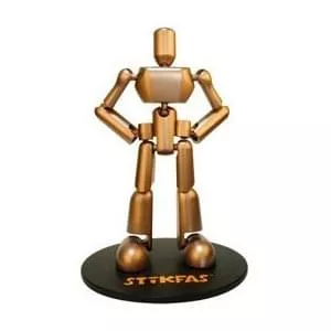 Stikfas 14" Bronze Figure